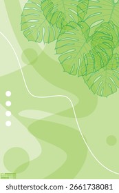 Design minimalista de fundo estilo natureza