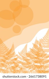 Minimalist nature style background design