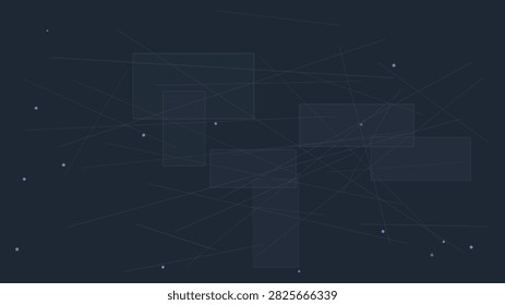 Minimalist network connectivity grid overlay desi