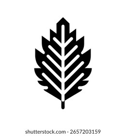 Naturaleza gráfica minimalista del logotipo de la hoja de roble