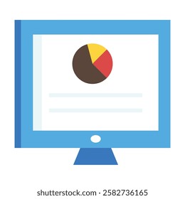 Minimalist online presentation icon representing digital product launches, webinars, and virtual business events.