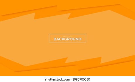 Fondo geométrico minimalista naranja suave, concepto limpio con estilo de papel para elementos, fondo de escritorio, pancarta, cubierta, presentación, web, diseño de página, etc., 10 pasos editables. ilustración vectorial
