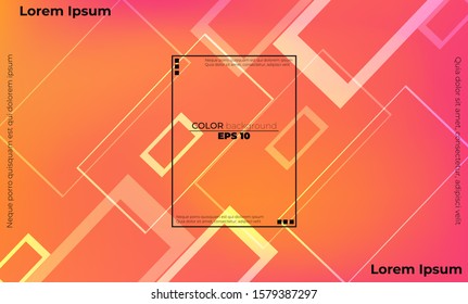 minimalist orange Modern abstract background with geometric shapes and lines, Applicable for gift card,  Poster on wall poster template,  landing page, ui, ux ,coverbook,  baner, social media posted,