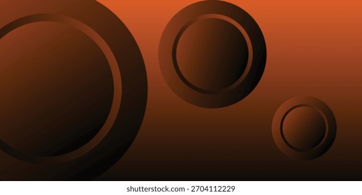 Minimalist orange premium abstract background with luxury dark geometric elements. Exclusive wallpaper design for poster, brochure, presentation.

