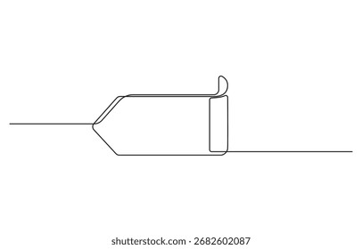 Minimalistische Bestellung Jetzt Lesezeichen Kontinuierliche Linienzeichnung, Jetzt bestellen Kontinuierliche Linienpfeile
