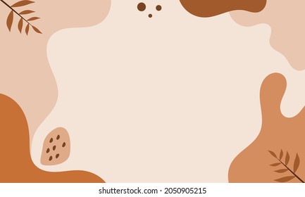 Minimalist organic wavy doodle artistic background template . Good for cover, invitation, banner, placard, brochure, presentation, poster, card, flyer and other.