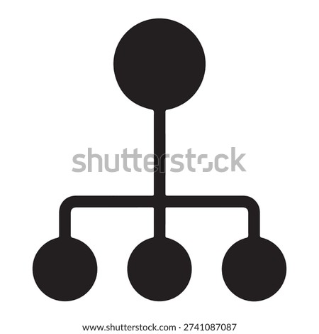 Minimalist Organizational Structure and Connection Symbol