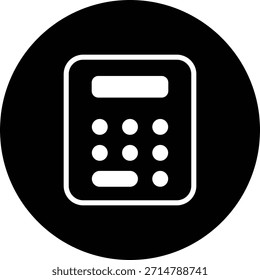 Vektorsymbol des minimalistischen Umrissberechners