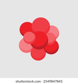 Ícone de célula oval minimalista representando biologia ou pesquisa médica, ideal para projetos de saúde, ciência ou laboratório. Simples e moderno para uma comunicação visual eficaz.