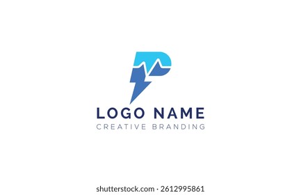 Minimalist P Logo for Branding and Identity.