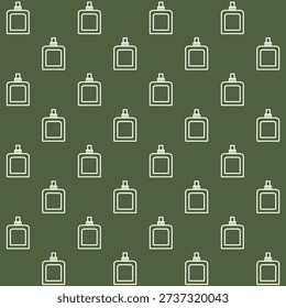 Minimalist Parfume Vector Seamless Pattern