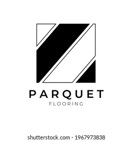 minimalist parquet flooring logo vinyl hardwood granite vintage vector