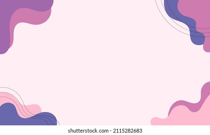 Minimalist Pastel Background, Fluid Shape in Movement. Colorful Poster Papercut style, Wave Banner Template in Pastel Color Design for Wallpaper.