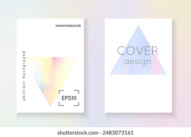 Minimalist Pattern. 1980 Poster. Abstract Presentation. Fashion Effect. Business Pearl Template. Memphis Banner. Pink Holographic Paper. Blue Minimalist Pattern