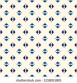 Minimalist pattern. Repeated stylized geometric figures ornament. Modern abstract background. Ornamental wallpaper. Simple digital paper, textile print. Seamless surface design. Vector illustration