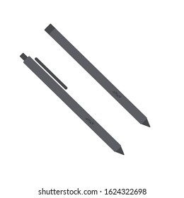 minimalist pen in gray colors