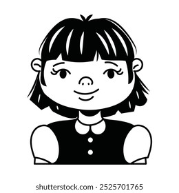 Minimalista Avatar de pessoas - Mulher 02