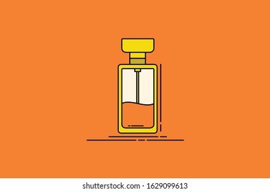 Minimalist perfume vector icon set