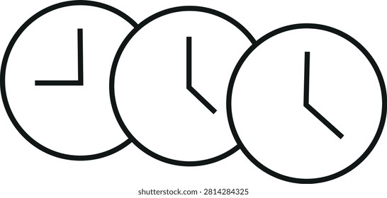 Minimalist photo gallery outline vector illustration featuring a clean and modern line art design. This image collection icon is ideal for photo management, cloud storage, digital media, image libraries, mobile applications, websites, user interface designs, and multimedia projects. Isolated on a white background with scalable vector quality and editable strokes.