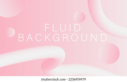 Minimalist Pink Fluid Background Vector Design