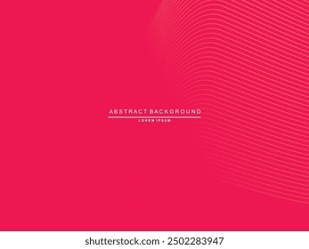 Minimalist pink premium abstract background with luxury curved lines elements. Exclusive wallpaper designs for posters, flyers, presentations, websites, etc.
