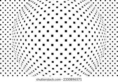 Minimalist pixel lens abstract background design. Modern digital box background.