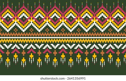Minimalist Pixel Pattern Featuring Soft Color Gradients and Structured Layouts for Elegant Fabric Applications in Modern Home Interiors and Custom Textile Projects