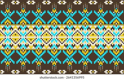 Minimalist Pixel Pattern Featuring Soft Color Gradients and Structured Layouts for Elegant Fabric Applications in Modern Home Interiors and Custom Textile Projects