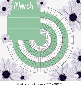 Minimalist planners. Bullet Journal. Cute and simple printable to do list. Business organizer page. Paper sheet.