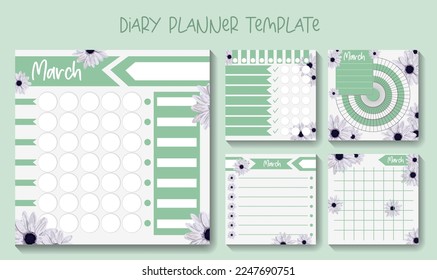 Minimalist planners. Bullet Journal. Cute and simple printable to do list. Business organizer page. Paper sheet.