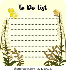 Minimalist planners. Bullet Journal. Cute and simple printable to do list. Business organizer page. Paper sheet.