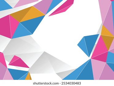Minimalist polygonal background. Vector illustration background.