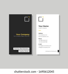 Minimalist Portrait Business Card for Your Company