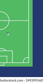 Minimalist poster for a football match