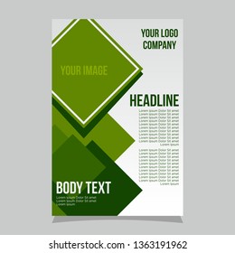 minimalist poster tamplate vector