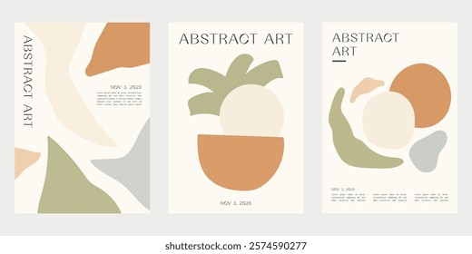 Minimalist poster template design with abstract shape. Template design for exhibition, poster, banner, festival poster, cover, background and media design.