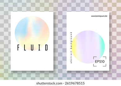 Minimalist Poster. Violet Color Paper. Fashion Effect. Gradient Shape. Business Metal Backdrop. Chrome Concept. Spectrum Background. Blue Minimalist Poster