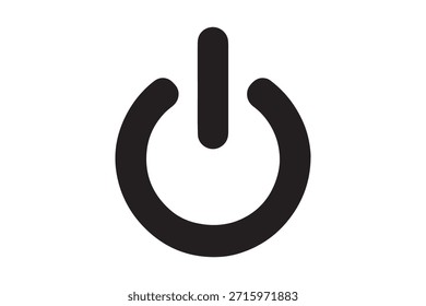 Minimalistisches Design des Betriebsschalters für Elemente der Benutzeroberfläche