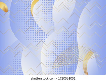 Minimalist premium exclusive background. Vector luxury bright and golden gradient geometric elements. Snowy backdrop with gold elements.