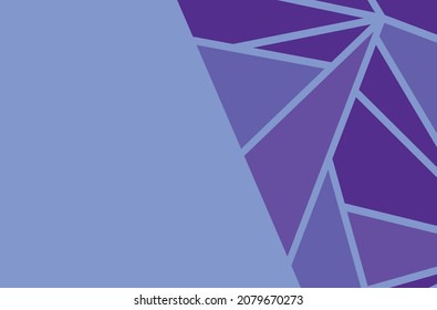 Minimalist presentation background  with colorful polygonal pattern and some copy space area