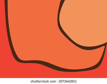 Minimalist presentation background with some waving lines pattern and copy space area