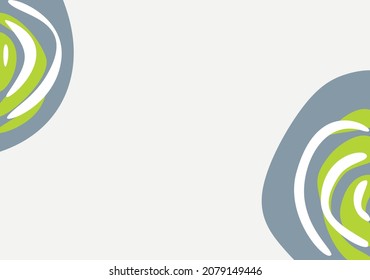 Fondo de presentación minimalista con un patrón de líneas onduladas y onduladas y espacio de copia