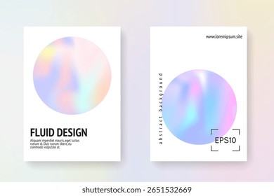 Presentación minimalista. Pantalla Pastel. Lámina iridiscente. Fondo holográfico. Plantilla de metal colorido. Papel Holográfico Púrpura. Concepto moderno. Presentación Minimalista Azul