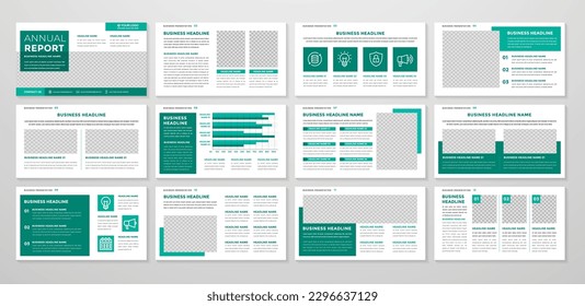 minimalist presentation template with modern concept and minimalist layout use for business profile and product catalog