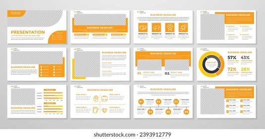 plantilla de presentación minimalista con concepto moderno y diseño minimalista para el perfil de negocio y el catálogo de productos
