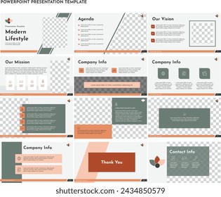 plantillas de presentación minimalistas. folleto corporativo utilizado en folleto y folleto, banner de marketing, folleto publicitario, informe anual de negocios, control deslizante de sitios web. Vector de perfil de empresa de color azul blanco