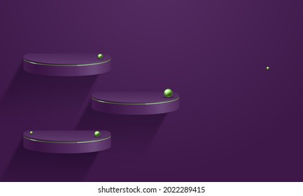 Minimalist product display mockup design