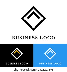 Minimalist professional business logo vector template for businessman. Logo illustration for coin, money, wallet, and business idea.