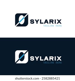 Minimalist professional  logo modern and creative design sylarix