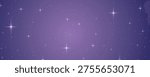 Minimalist Purple Starry Night Sky with Twinkling Stars – Cosmic Gradient Background